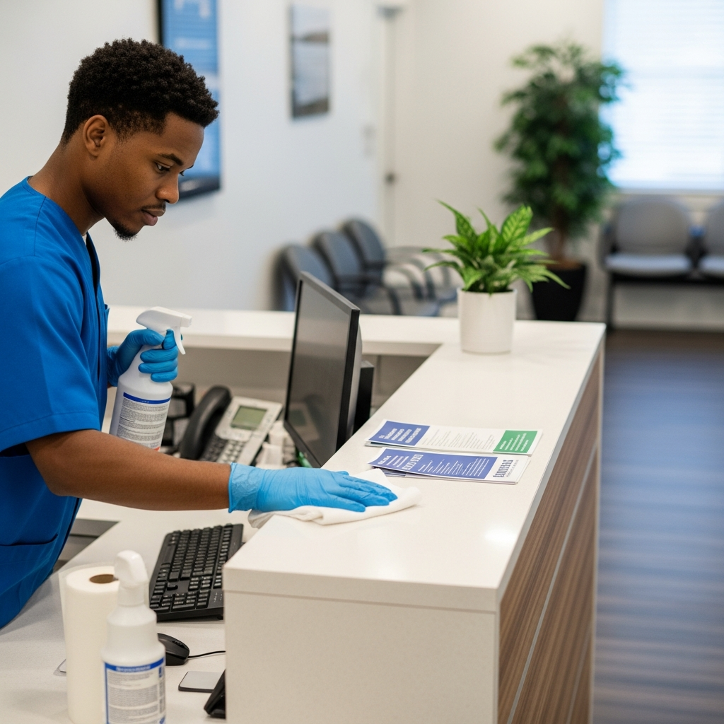 Medical clinic sanitization and disinfection
